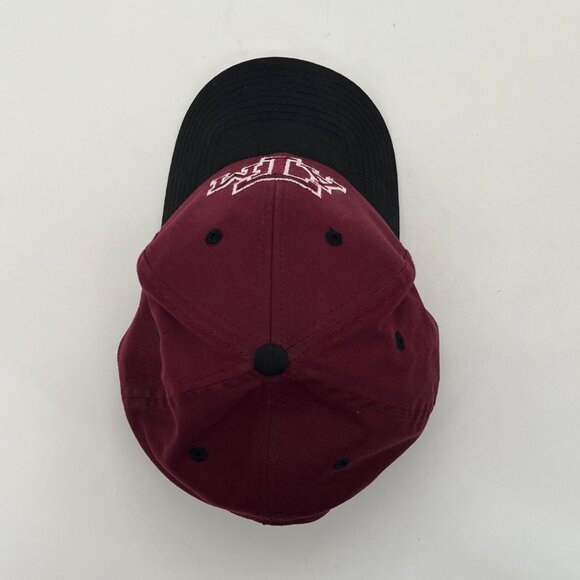 Texas A&M Logo Athletic Snapback Hat One Size Fits All Maroon And Black - Picture 12 of 14